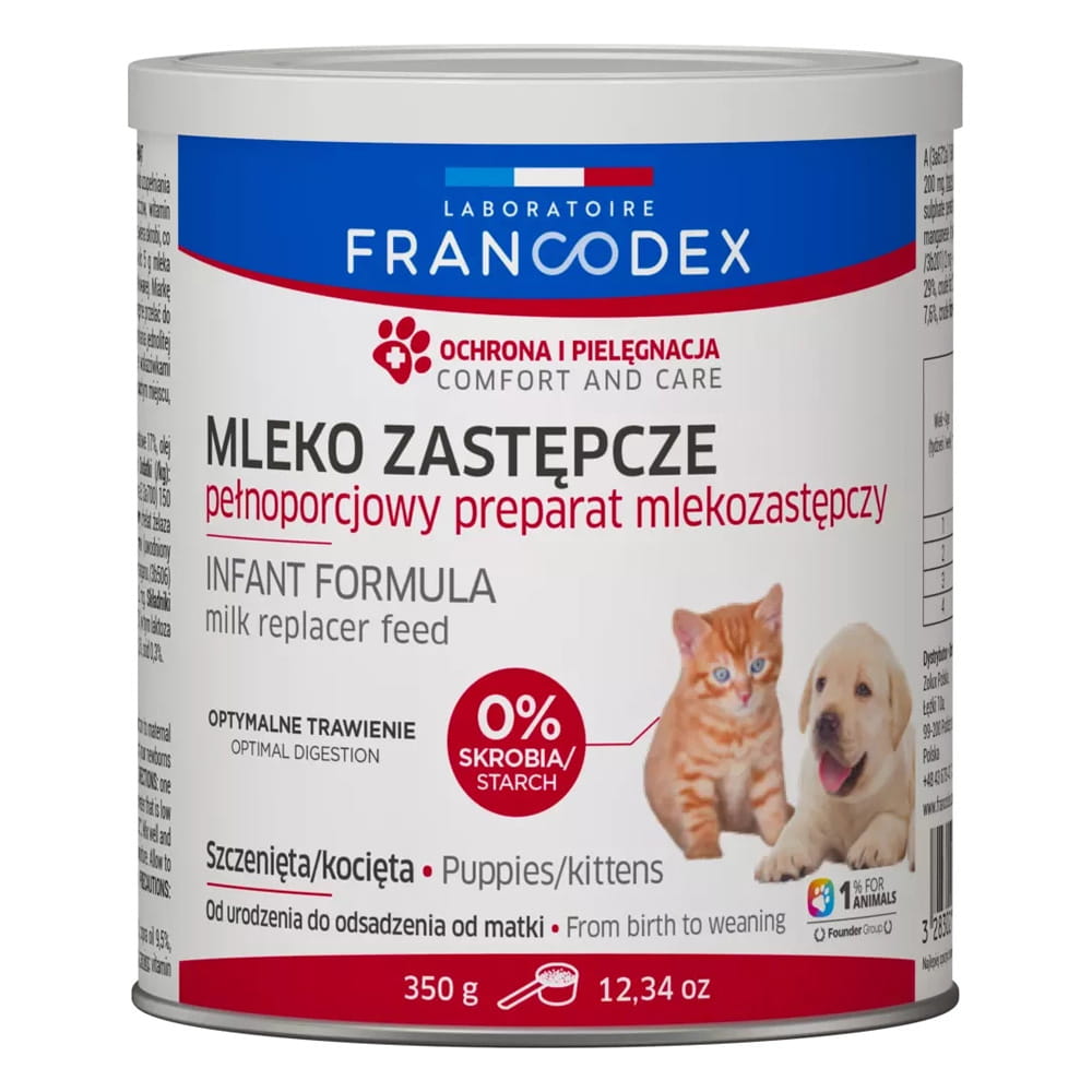 Francodex Mleko w Proszku Dla Szczeniąt i Kociąt Zastępcze 350g